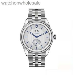 Luxury Tudory Designer Wallwatch Emperor Watch Serie Mens Serie de dos posición Calendario Automático Mecánico Reloj M57100-0001 con logotipo real 1: 1