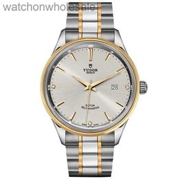 Luxury Tudory Brand Designer Wristwatch Emperor Swiss Todor Mens Watch Fashion Series Automatic Mechanical Watch 41mm Gold Band M12703-0005 avec un vrai logo 1: 1