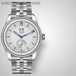 Luxury Tudory Brand Designer Wristwatch Watch Series Two Position Calendrier Automatique Mouvement mécanique Swiss Mens Watch Diamètres 42 avec un vrai logo 1: 1