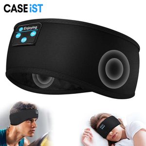 Caselist Sleep Bandband avec haut-parleur Bluetooth Wireless Stéréo Écouteurs de couchés Sorme Band Masque Masque Side Sleeper Headscarf Musique Sports Yoga Voyage
