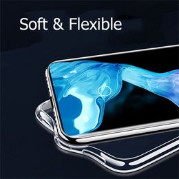 Étui mobile ultra mince de luxe pour Meizu 18 18S Pro 18x Meizu18 TPU Soft TPU transparent silicone Phone Retour Couverture de couverture