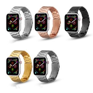 Luxe ultradunne roestvrijstalen polsbandband voor Apple Watch Series 6 5 4 3 2 1 SE