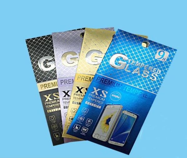 Luxury Universal Paper Retail Packaging Box para teléfonos móviles Puente protectora de bolsas de pantalla de vidrio templado 18888MM1735816