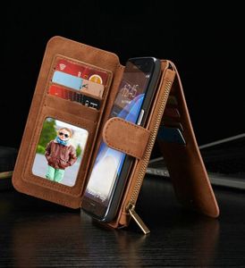 Coupe de cartes de portefeuille universel de luxe Étui couverture multifonction de couverture multifonction pour Samsung Galaxy S9 S10 S21 Plus Ultra Note 9 107835517