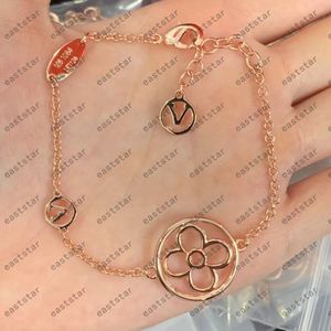 lujo van trébol pulsera pulseras de moda diseñador para mujer joyería amor brazalete titanio acero rosa chapado en oro cadena de eslabones de diamante pulsera regalo del banquete de boda