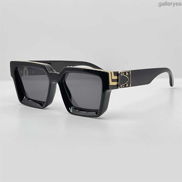 Lujo Vintage 1.1 Millonarios Diseñador Gafas de sol para hombres Mujeres Mujer Heatwave Señoras Material engrosado Moda Gafas Marcos Uv400 Marcas famosas 8JOT