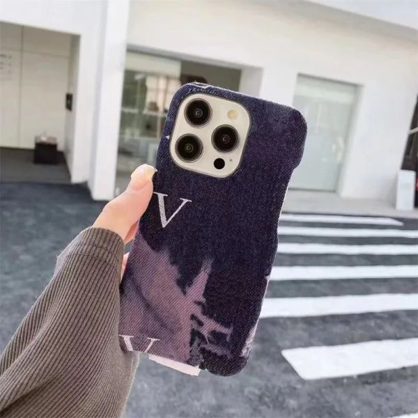 Funda de teléfono vaquera Vintage de lujo para IPhone 14, 14promax, 14pro, 14plus, 13promax, 13pro, 13, 12, 12proamx, 12pro, funda impermeable para teléfonos a la moda