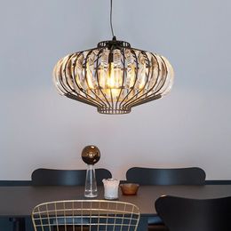 Luxe Vintage Loft K9 Kristallen Hanglamp Simple Kroonluchter Cafe Bar Eetkamer Winkel Restaurant Slaapkamer Droplight Myy