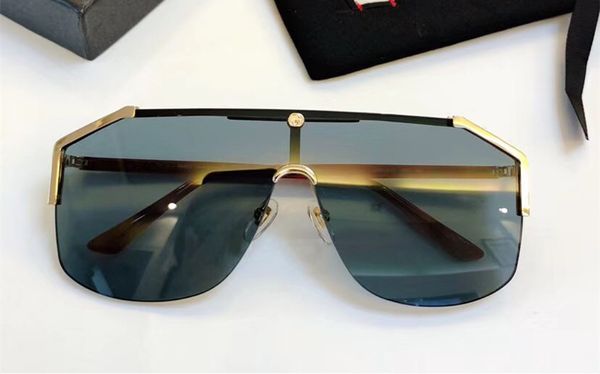 Gafas de sol piloto de lujo y vintage Metal Negro Gris Gafas de sol sombreadas Mems Gafas de sol de diseñador de lujo Sonnenbrille Nuevo con caja