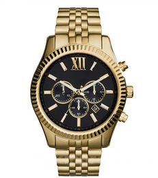 Luxe waches voor man Designer Quartz Movement Chronograph Polshorwatch Mens Watch Fashion Gold Reloj Originele bewegingen AAA -kwaliteit