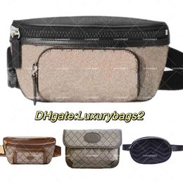 Luxe Heuptassen Designer Dames Heren Schoudertas Klassieke Crossbody Fashion Packs Leren handtassen Dames Fanny Pack Ontwerpers Fannypack Portefeuilles