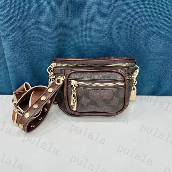 Sacs de taille de luxe Mini Bumbag Designers Sacs Fashion Fanny Pack peut être porté par les garçons et les filles taille 20 cm Sac à ceinture unisexe Sac à bandoulière Femme Femme Pack Purse