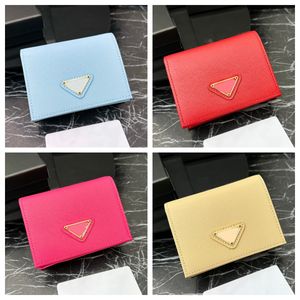 Portes de cartas de billetera de lujo diseñadores Mujeres Damas Purse Diseñador Bolsas Marcas Monedas Monedas cortas Pequeñas billeteras Nombre de cuero genuino Pasteles de lujo Bolsa de lujo