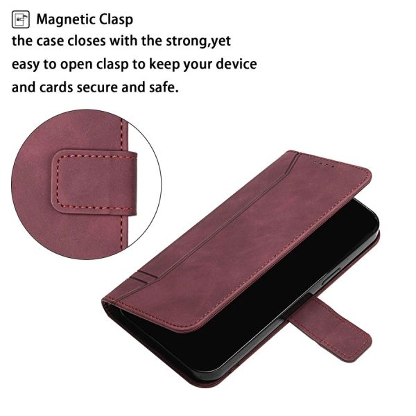 STRACLE DE CARDE DE LUXE SORD MAIN STRAP MAGNETIQUE ÉTAUCHE DE CUIR DU FLIP pour iPhone 15 Pro Max 14 plus 13 Mini 12 11 SE 2 XR XS 8 7 6 6S