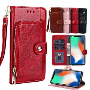 Étui portefeuille de luxe en cuir PU, avec support, pour Huawei P8 P9 P10 P20 Mate10 mini Lite P30 PRO Nova 3i 2i 3e