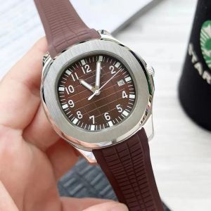 Montre de luxe automatique mouvement mécanique hommes 40mm montres en acier inoxydable mâle montre-bracelet montre d'affaires pour cadeau de Noël sans boîte