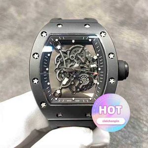 Luxury Watch Cool Rakish Mechanical Wrist Watches TV Factory RM055 Mécanicien de concepteur multifonction Mécanique Business Leisure Watc Aarr 2023 Nouveau style de luxe