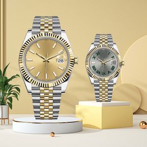 Reloj de lujo Relojes de diseño Reloj AAA para mujer de alta calidad 28 31 36 41 mm Relojes de pulsera mecánicos de cuarzo Hebilla plegable Impermeable Luminoso Oro 904L Dhgate