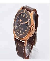Luxury Watch Designer Watchs Move Watchs La VS Factory produit le PAM968 47 mm Case de bronze P9010 Mouvement automatique5401708