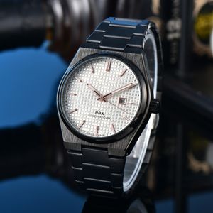 Luxe horloge diamant weekdag kalender voor heren vrouwen horloges hoogwaardige designer horloges roestvrijstalen band 40 mm polshorloges als verjaardagscadeau voor mannen met doos