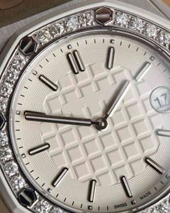 Reloj de lujo para hombres relojes mecánicos Aijiabi AP26231S Women S incrustado con una marca suiza de goma inglesa Sport Wallatches