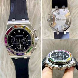 Luxe herenhorloge Mechanische horloges Aquartz Diamond Tali Rubber Premiumkwaliteit Aaa Zwitserse merksportpolshorloges