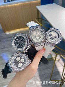 Montre de luxe pour hommes montres mécaniques mode femmes ruban de Silicone Royal multifonctionnel deux bandes d'oeil calendrier marque suisse Sport bracelets
