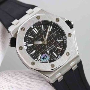 Luxe horloge voor heren Mechanische horloges Volautomatisch Jf 15400 Siliconen stalen band Zakelijk Zwitsers merk Sportpolshorloges