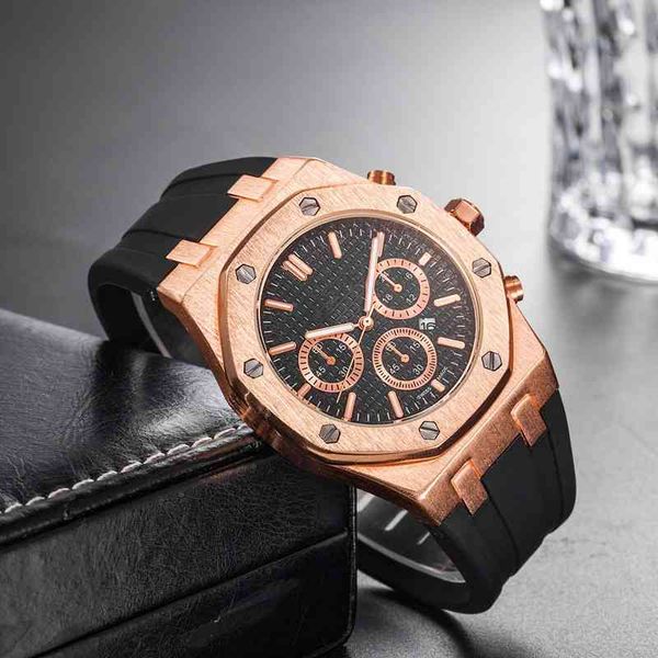 Montre de luxe pour hommes montres mécaniques Pintime chronographe mouvement en cuir mode s montre-bracelet marque suisse Sport bracelets