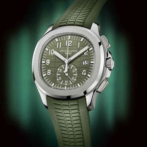 Luxe horloge voor heren Mechanische horloges Siliconen Heren Waterdicht Vrije tijd Datum Sport Mode Genève Merk Sporthorloges