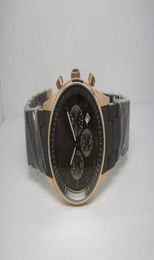 Luxury Watch For Men Quartz Stopwatch Chronograph Watchs Wrist Wrist Watch en acier en acier et bracelet en caoutchouc 0028243426