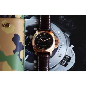 Luxe horloge voor heren Panerass Mechanische Zwitserse automatische beweging Sapphire Mirror Grootte 44 mm geïmporteerd rubber horlogebandmerk Italië Sport Polshipes