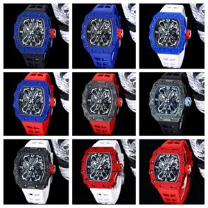 Montre de luxe pour montres montres pour hommes mouvement mécanique automatique montres en fibre de carbone NTPT montres-bracelets montre de luxe 35-03