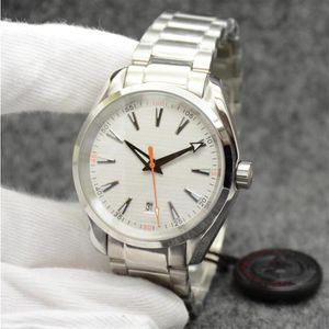 Luxe horloge Hoogwaardige man Kijk 150m 42 mm automatisch mechanisch roestvrijstalen glas rug sportzeeheren horloges289a