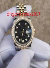 Luxury Watch Lady 26 mm DateJust Two Tone 179383 Gold Diamond Diamant Calaning Président Mechanical Asia 2813 Automatic Ladies Femmes WATC2653036