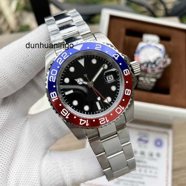 Luxury Watch Mécanical Quality Designer Automatic High Watch Gmtmaster DateJust Cerachrom Movie Oyster Steel Men Ph5r