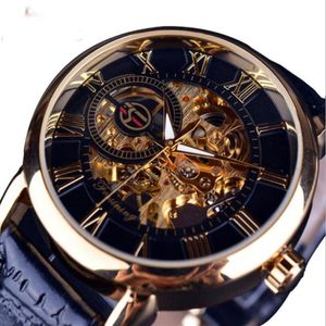 Luxe horloge mannen dubbele wijzerplaat werk 40 mm automatisch mechanisch kleine wijzerplaat werk lederen band polshorloge heren designer horloges185n