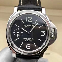 Luxury Watch Men's Men's Automatic Mechanical Watch Sports Watch 2024 New Brand Watch Sapphire Mirror Le cuir STRAP 40 44 mm Diamètre Timer Corloge de montre U6N5