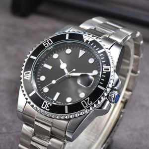 Luxe horloge Herenmode Klassieke stijl Roestvrij staal Waterdicht Lichtgevend saffier Mechanisch dhgate Watch239v
