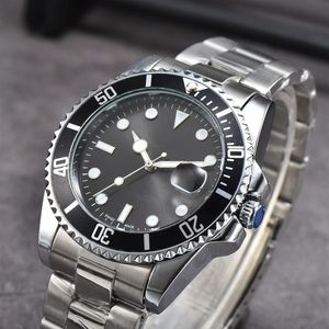Luxe horloge herenmode klassieke stijl roestvrij staal waterdicht lichtgevende saffier mechanisch dhgate Watch244f