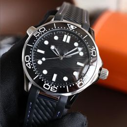 Reloj de lujo para hombre, estilo empresarial, 42 mm, esfera negra, 300, mecánico automático, cristal de zafiro, modelo clásico, reloj plegable, reloj súper luminoso