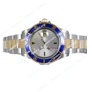 Luxury Watch Men Bracelet en acier inoxydable Silver Serti Diamond DIAL JAUNE GOR 16613 CHOSE DE CHOSE 40 mm Mécanique.