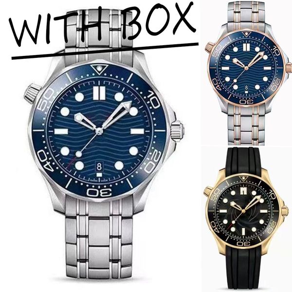 Luxury Watch Men Top Class Sea 007 James Men's Watch Ocho diales de 42 mm y movimientos automáticos de 300 m relojes de alta calidad Sapphire Wallwatch Orologio Uomo