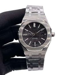 Audexxx Pigxxx Reloj de lujo para hombre Serie Ap15400 Reloj de marca de calidad Top alto para hombres Calendario de acero inoxidable Zafiro Diseñador mecánico automático