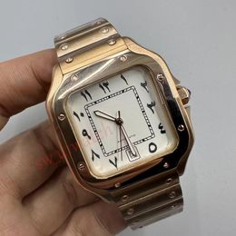Luxury Watch Mens Watch Senior Designer Watch en acier inoxydable carré imperméable Watch Sapphire Watch Brand Watch Fashion Casual Watch High Quality Watch