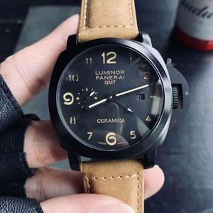 Luxe horloge Militair horloge Pam441 Heren automatisch mechanisch Lichtgevende grote wijzerplaat