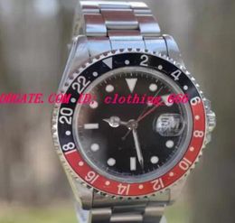Luxury Watch New II Black Dial Coca Corveau Bracelet en acier inoxydable 16710 mécanique automatique Men039s Watchs8772950