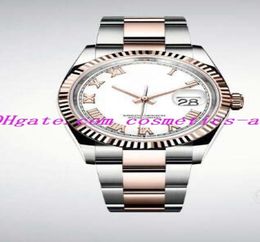 Luxury Watch New Listing Mens 116233 18k Jaune Gol en acier en acier blanc Roman 36 mm Fashion automatique Men039s Watch Wristwatch3685551