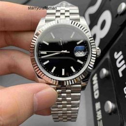 Montre de luxe RLX Clean Just Factory Watch Designer Date Watch 41MM Montre mécanique automatique Verre saphir noir Montre de créateur Montre étanche avec