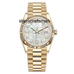 Luxe horloge Rlx schoon uurwerk kalender/datum diamant dames lichtgevende waterdichte horloges luxe opvouwbare polshorloge 41/36/31/28 mm l